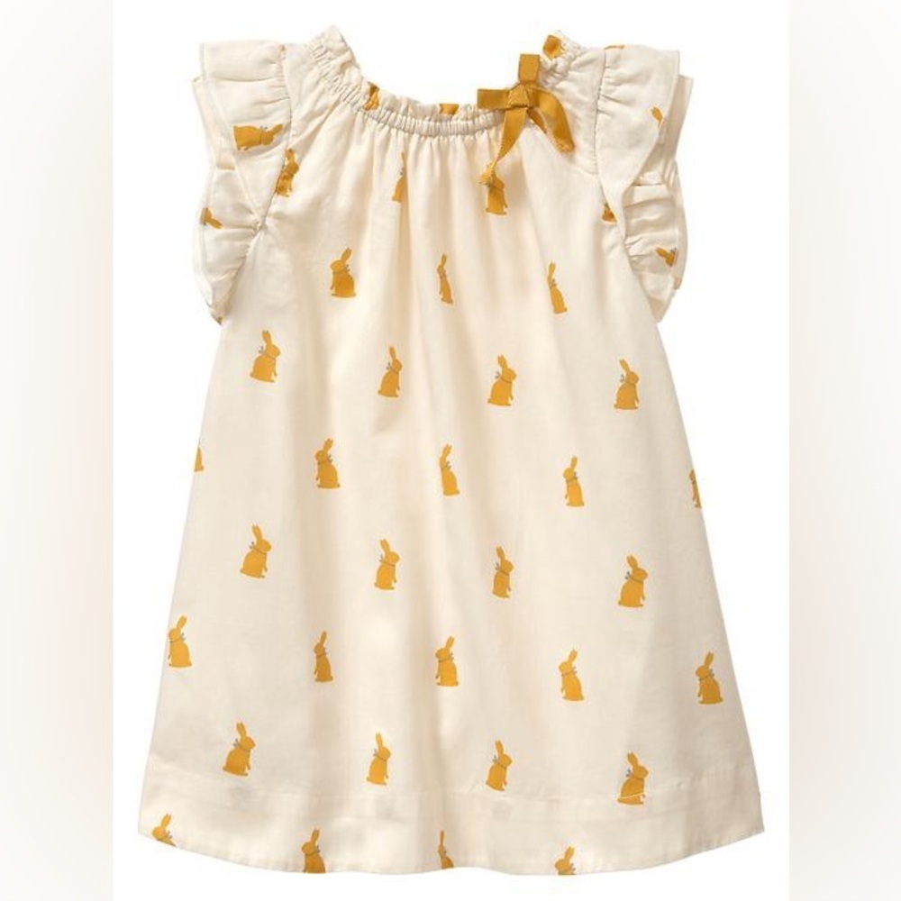 Beatrix Potter for Baby Gap Dress with yellow bunnies 18-24 months Easter